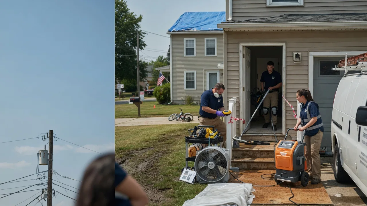 Water Damage Repair in Sheridan, TX near me